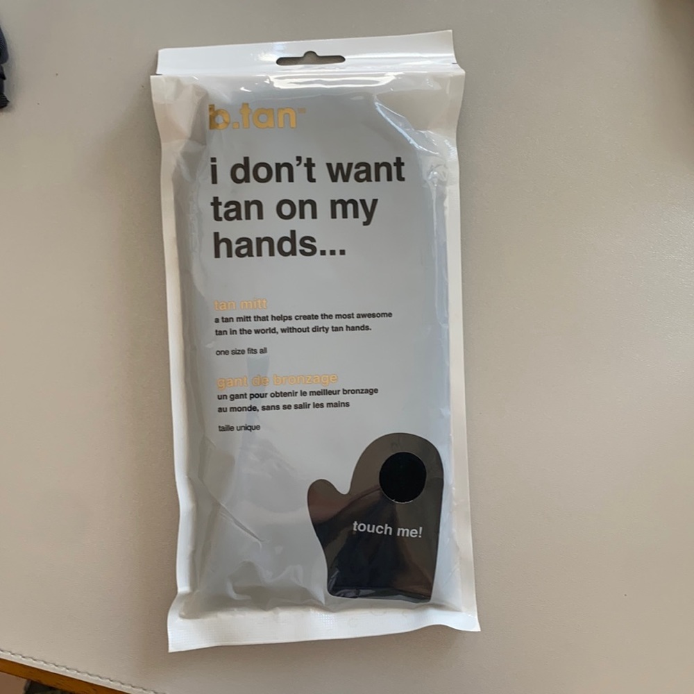 B.tab I don’t want tan on my hands self tanner mit